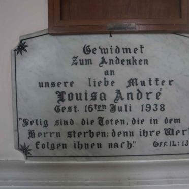 ANDRÉ Louisa -1938