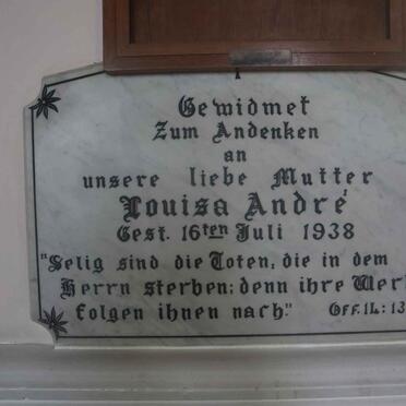 ANDRÉ Louisa -1938