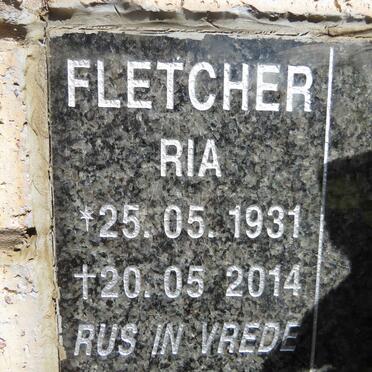 FLETCHER Ria 1931-2014