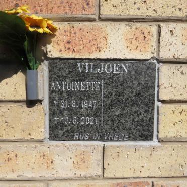 VILJOEN Antoinette 1947-2021