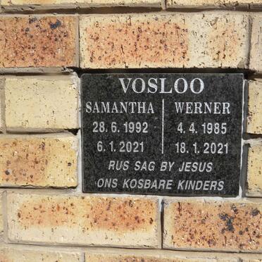 VOSLOO Werner 1985-2021 &amp; Samantha 1992-2021