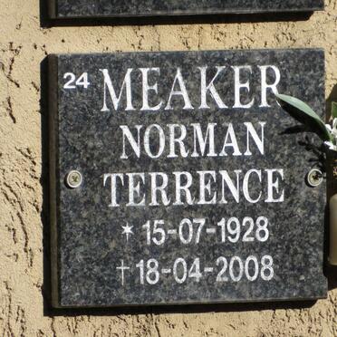 MEAKER Norman Terrence 1928-2008