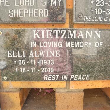 KIETZMANN Elli Alwine 1933-2019