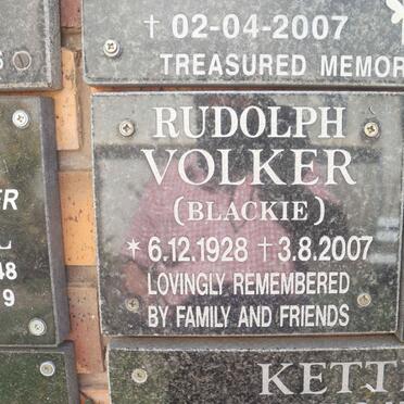 VOLKER Rudolph 1928-2007