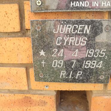 JÜRGEN Cÿrus 1935-1994