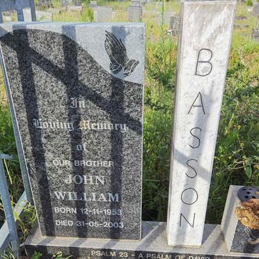 BASSON John William 1953-2003