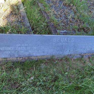 BEUKES Nicholas Jacobus 1897-1968 & Constance Caroline GOODALL 1908-1979