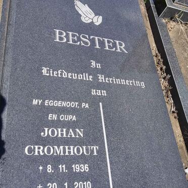 BESTER Johan Cromhout 1936-2010