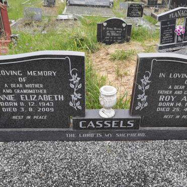 CASSELS Roy Anton 1935-1996 &amp; Minnie Elizabeth 1943-2009