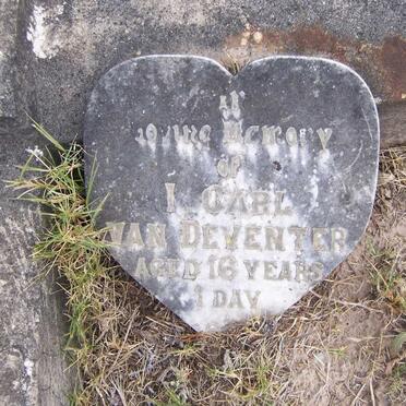 DEVENTER van I. Carl 