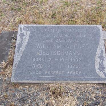 DEUTSCHMANN William Alfred 1902-1975