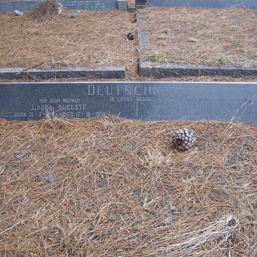 DEUTSCHMANN Philipp Wilhelm 1898-1968 &amp; Laura Auguste 1901-1974