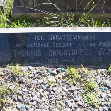 ELS Theunis Christoffel 1900-1974