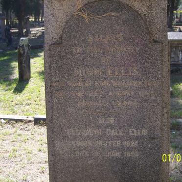 ELLIS John -1869 &amp; Elizabeth Dale 1824-1896