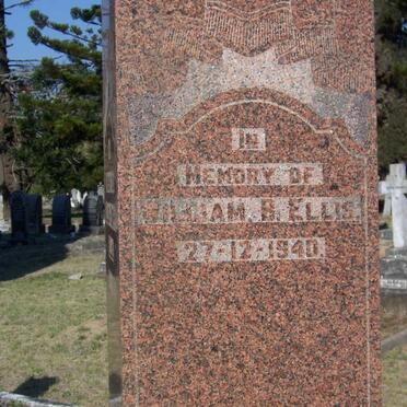 ELLIS William B. -1940 &amp; Ellen Sophia -1953 