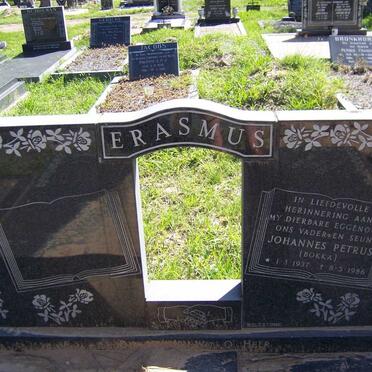 ERASMUS Johannes Petrus 1937-1986