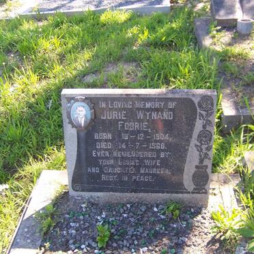 FOURIE Jurie Wynand 1904-1968