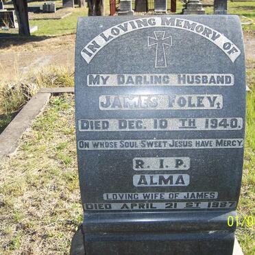 FOLEY James -1940 &amp; Alma -1987