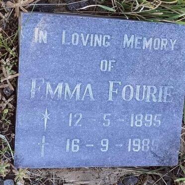 FOURIE Emma 1895-1985