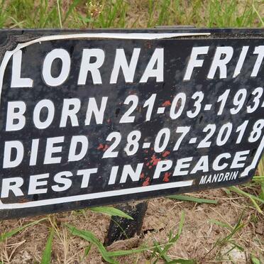 FRITZ Lorna 1934-2018
