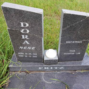 FRITZ Dora Nene 1922-2005