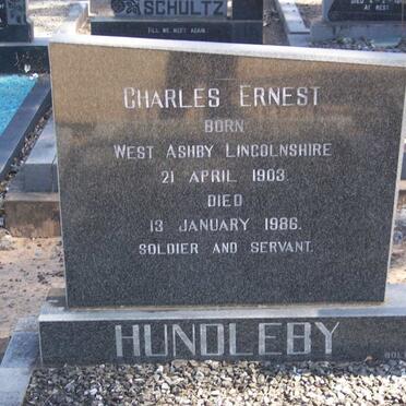 HUNDLEBY Charles Ernest 1903-1986