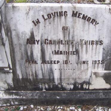 KNIBBS Amy Caroline -1935