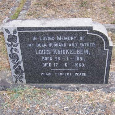 KNICKELBEIN Louis 1891-1968