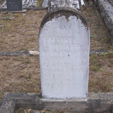 KNOETZE Anna 1888-1924