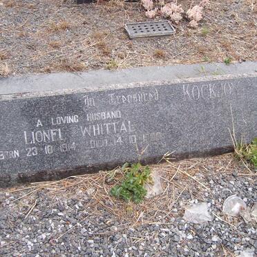 KOCKJOY Lionel Whittal 1914-1989 &amp; Johanna Susanna 1895-1964