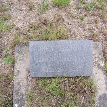 LAMBERT Sidney -1935