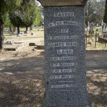 LAND James Henry -1926