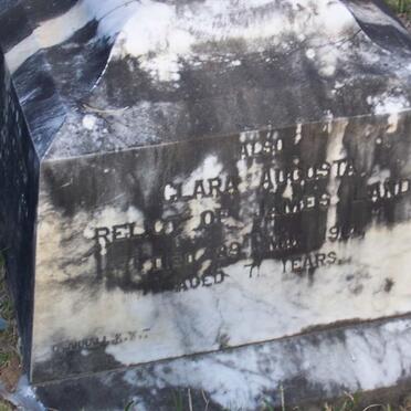 LAND Clara Augusta -1914 