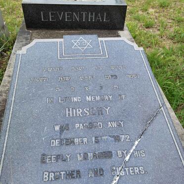 LEVENTHAL Hirschy -1972