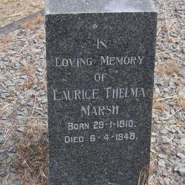 MARSH Laurice Thelma 1910-1948