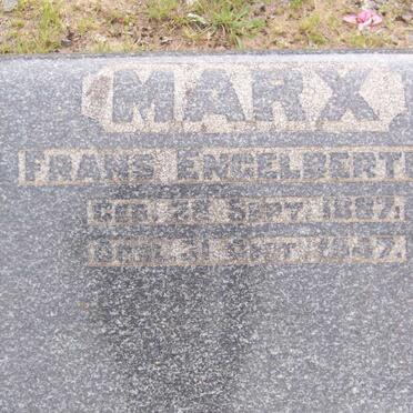 MARX Frans Engelbertus 1887-1947