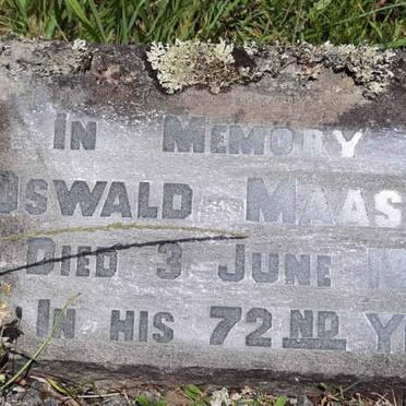 MAASDORP Oswald -1954