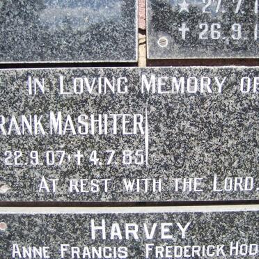 MASHITER Frank 1907-1985
