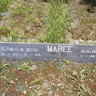 MAREE Elizabeth W. 1876-1970 :: MAREE Wilhelmina A. 1888-1968