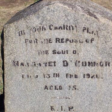 O'CONNOR Margaret -1920