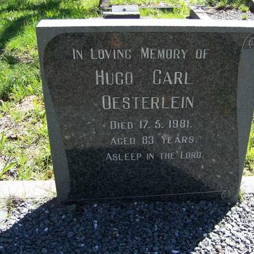 OESTERLEIN Hugo Carl -1981