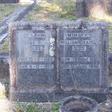 OLDS William Charles 1874-1949 &amp; Diana D.J. 1888-1969