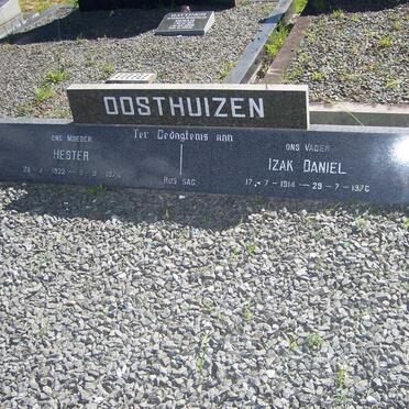 OOSTHUIZEN Izak Daniel 1914-1976 &amp; Hester 1922-1976