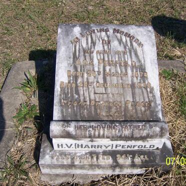 PENFOLD Ada 1878-1936 :: PENFOLD H.V. -1941