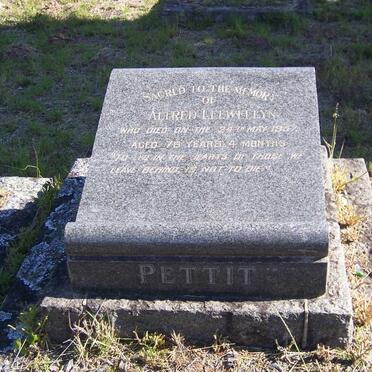 PETTIT Alfred Llewellyn ?-1957