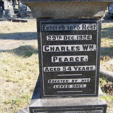 PEARCE Charles William -1926