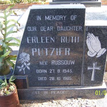 PUTZIER Erleen Ruth nee RUSSOUW 1945-1985