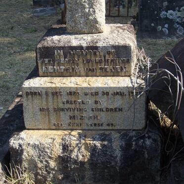 RENEN Hendrik, van 1825-1878