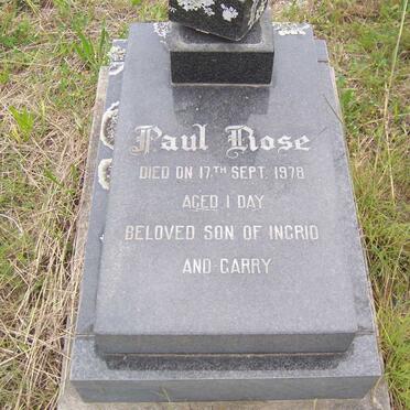 ROSE Paul 1978-1978