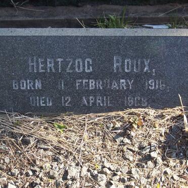 ROUX Hertzog 1916-1968